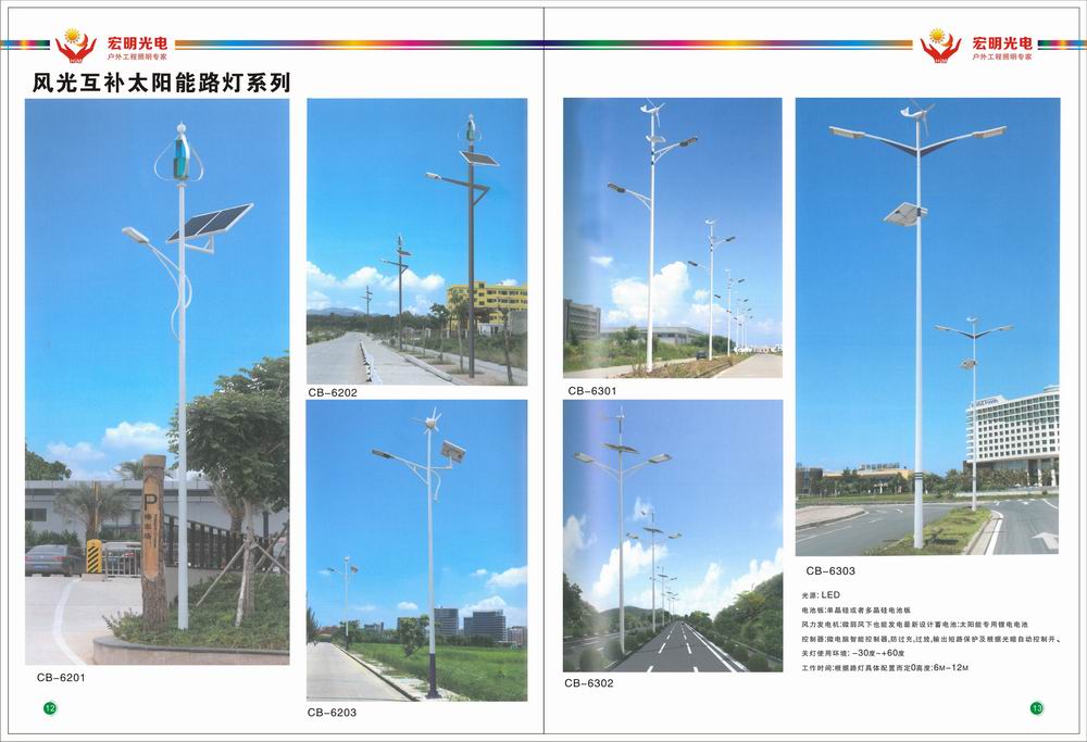 风光互补太阳能路灯系列1